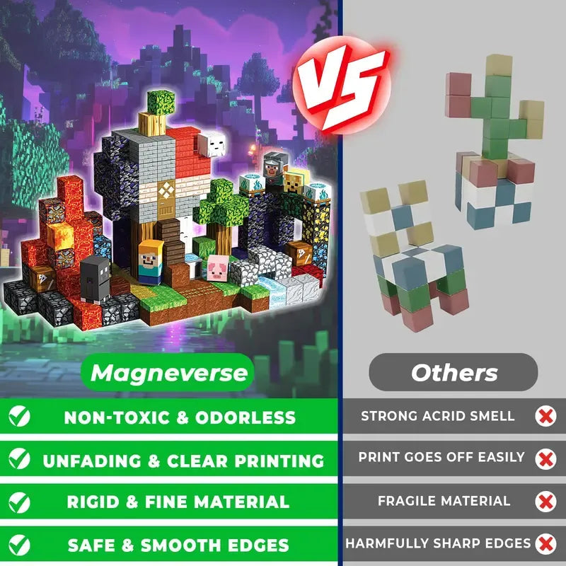 LilToyLab™ Magnetic Building Blocks