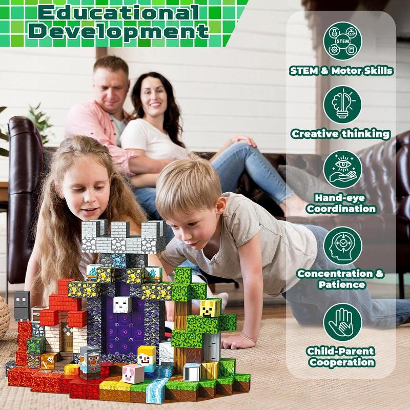 LilToyLab™ Magnetic Building Blocks