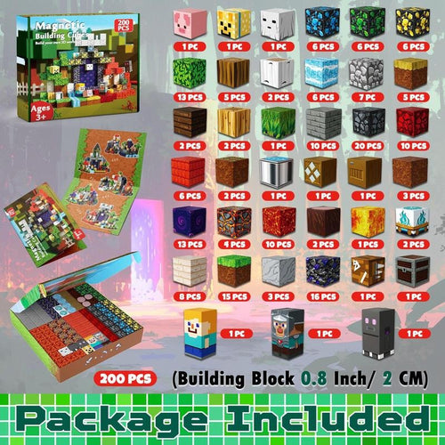 LilToyLab™ Magnetic Building Blocks