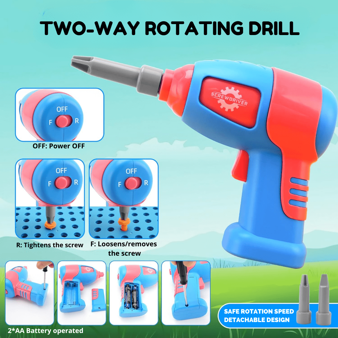 LilToyLab™ Little Engineer Tool Box